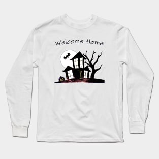 Halloween House Long Sleeve T-Shirt